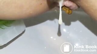 Creampie and poop - video 2