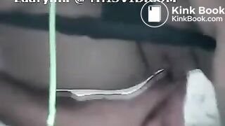 Girl pooping, pissing and changing tampax