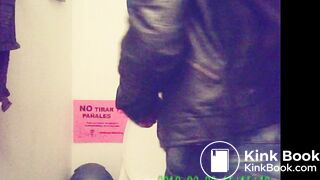 Spycam sexy teen toilet pooping - video 2