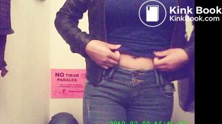 Spycam sexy teen toilet pooping - video 2