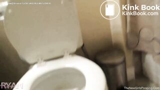 sexy teen runny toilet pooping - video 2