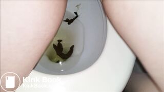 Beautiful amateur girl shits and farts