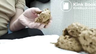 Woman Public WC pervert scat