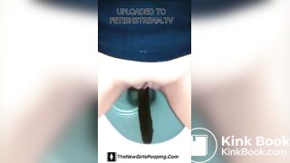 ... ink pooping on the toilet