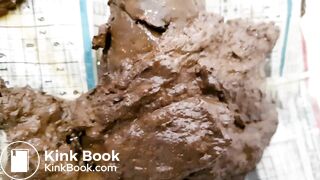 female panty pooping huge turd