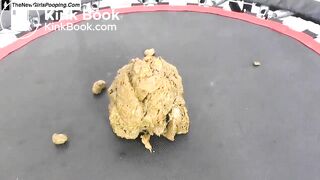 baked sexy girl shitting