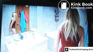 Private toilet poop