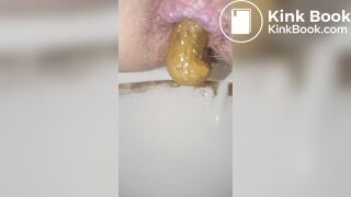 nice shit on toilet