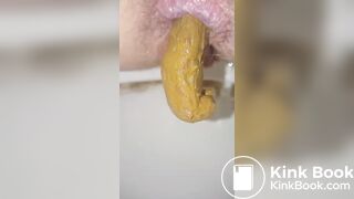 nice shit on toilet