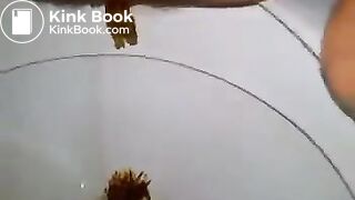 Me piss and take a smell shit