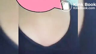 girl pooping on toilet