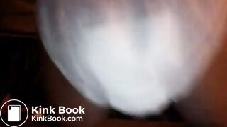 baby girl showing off her pooped diaper