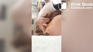 Amateur girl repacking