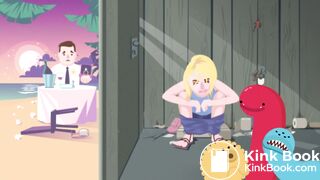 Animated Woman Having Diarrhea