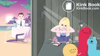 Animated Woman Having Diarrhea