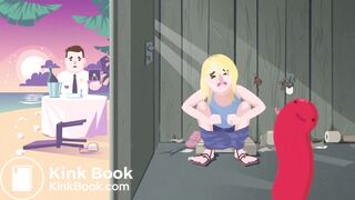 Animated Woman Having Diarrhea