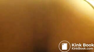 Creamy amateur ebony panty poop 2