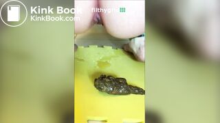 woman pooping on the floor - video 49
