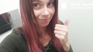 cute and sexy Italian girl crapping - video 2