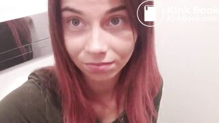 cute and sexy Italian girl crapping - video 2