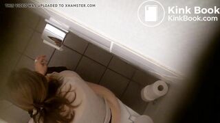 Isabel pooping in office