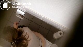 Isabel pooping in office