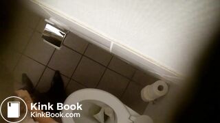 Isabel pooping in office