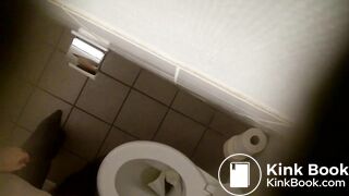 Isabel pooping in office