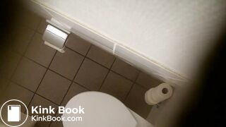 Isabel pooping in office