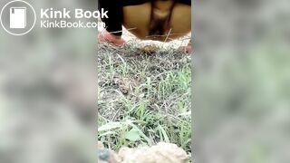 Thai girl shitting outdoors