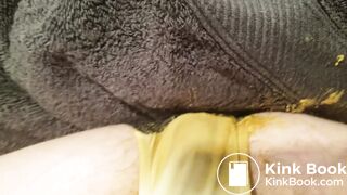 Wet Farts, Pissing, and Fingering in Messy Panties