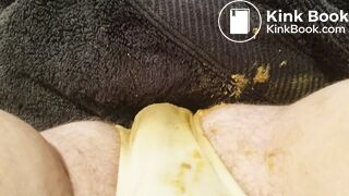 Wet Farts, Pissing, and Fingering in Messy Panties