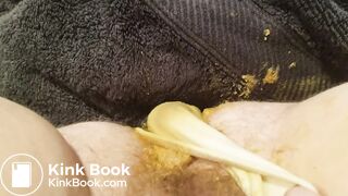 Wet Farts, Pissing, and Fingering in Messy Panties