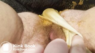 Wet Farts, Pissing, and Fingering in Messy Panties