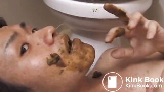 human-toilet of a young mistress