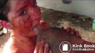 SEXY CRAZY COUPLE GETTING VERY MESSY WITH SHIT