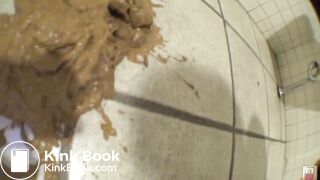 beautiful mess in public bathroom