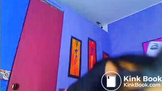 Hot Latina shitting for us