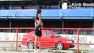 Maybe the best public pantypoop ever