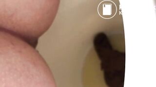Quick big poop in a bucket