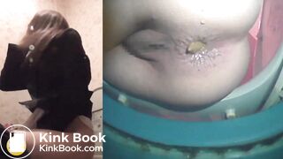 Japanese Girl Diarrhea on Toilet (60FPS)