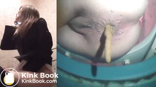 Japanese Girl Diarrhea on Toilet (60FPS)