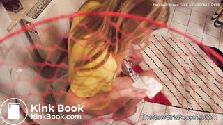 Spycam sexy teen toilet farting and pooping