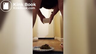 White girl make a plate