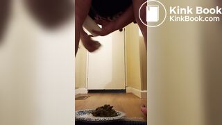 White girl make a plate