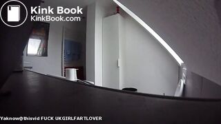 Spycam of sexy teen toilet pooping