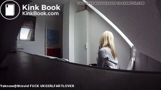 Spycam of sexy teen toilet pooping