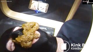 He literally eats her big nasty shit.