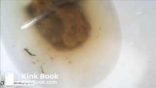 woman pooping on toilet - video 51