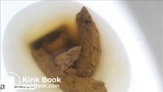 woman pooping on toilet - video 51